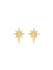 Dinny Hall Gold My World North Star Studs - Image 1 of 3