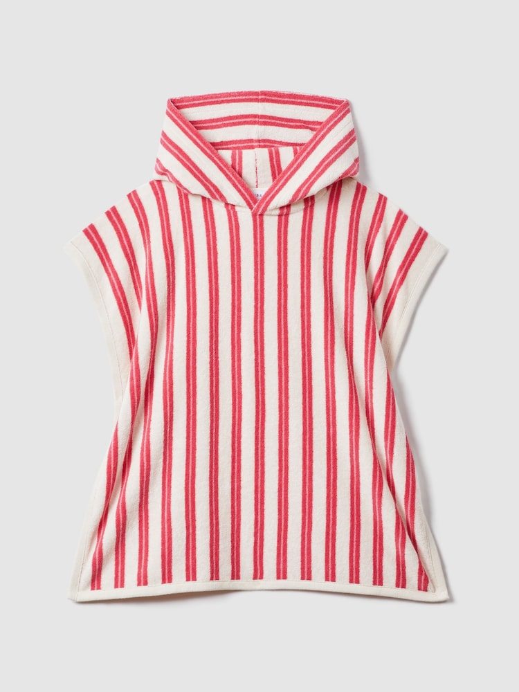 Reiss Multi Ray 4-9 yrs Hooded Towelling Poncho - Image 2 of 6