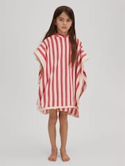 Reiss Multi Ray 4-9 yrs Hooded Towelling Poncho - Image 3 of 6