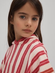 Reiss Multi Ray 4-9 yrs Hooded Towelling Poncho - Image 4 of 6