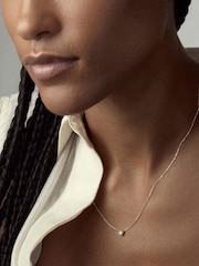 Gull - Dinny Hall Solitaire Lab-Grown Diamond Necklace - Bilde 1 av 2