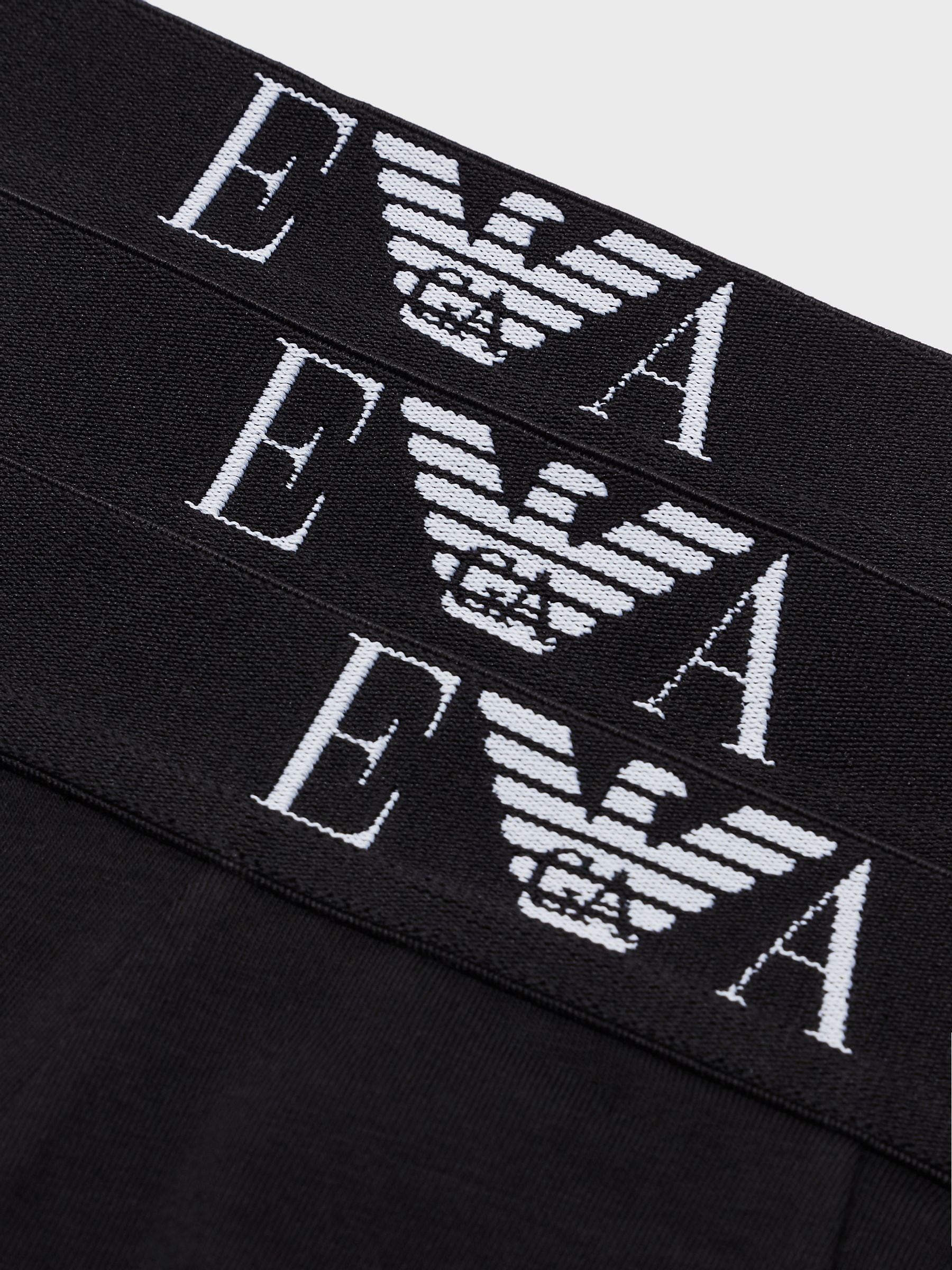 Buy Emporio Armani Black Boxers 3 Pack from Next USA