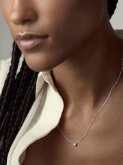 Hvit - Dinny Hall Solitaire Lab-Grown Diamond Necklace - Bilde 1 av 2