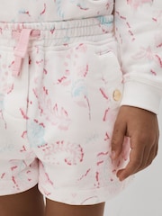 Reiss Pink Jessie 13-14 yrs Crew Neck Jumper and Shorts Set - Image 5 of 7