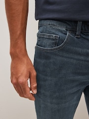 Navy Smoky Slim Fit Classic Stretch Jeans - Image 5 of 7