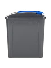 Wham Set of 3 Grey 50L Plastic Recycle Bins - Image 4 of 6