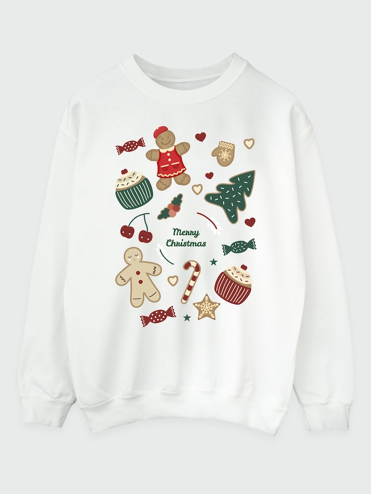 Brands In White Christmas Icons Sweatshirt - Image 2 of 4