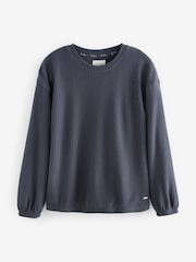 Navy Cosy Waffle Long Sleeve Pyjamas - Image 7 of 11