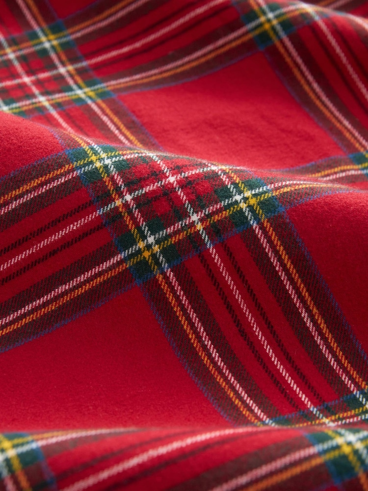 Red Check Matching Family Womens Christmas Flannel 100% Cotton Pyjamas - Image 9 of 9 Red Check Matching Family Womens Christmas Flannel 100% Cotton Pyjamas - Image 9 of 9