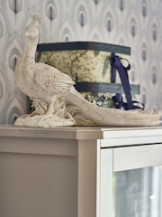 Laura Ashley Pale Charcoal Henshaw 1 Door 2 Drawer Display Unit - Image 2 of 5