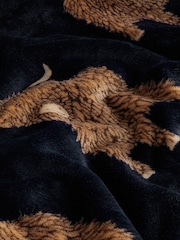 Navy Blue Hamish The Highland Cow Oversized Blanket Hoodie - Image 6 of 6