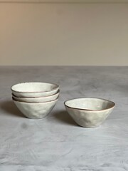 Dutch Rose Set of 4 Cream Small Bowls 115cm - Image 1 of 4