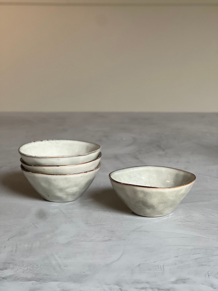 Dutch Rose Set of 4 Cream Small Bowls 115cm - Image 1 of 4