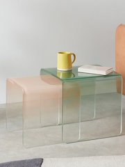MADE.COM 2 Tone Hesta Nest of 2 Side Table - Image 1 of 3
