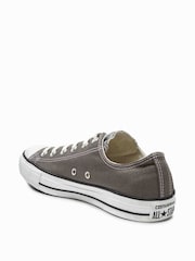 Converse Grey Chuck Taylor Ox Trainers - Image 4 of 5