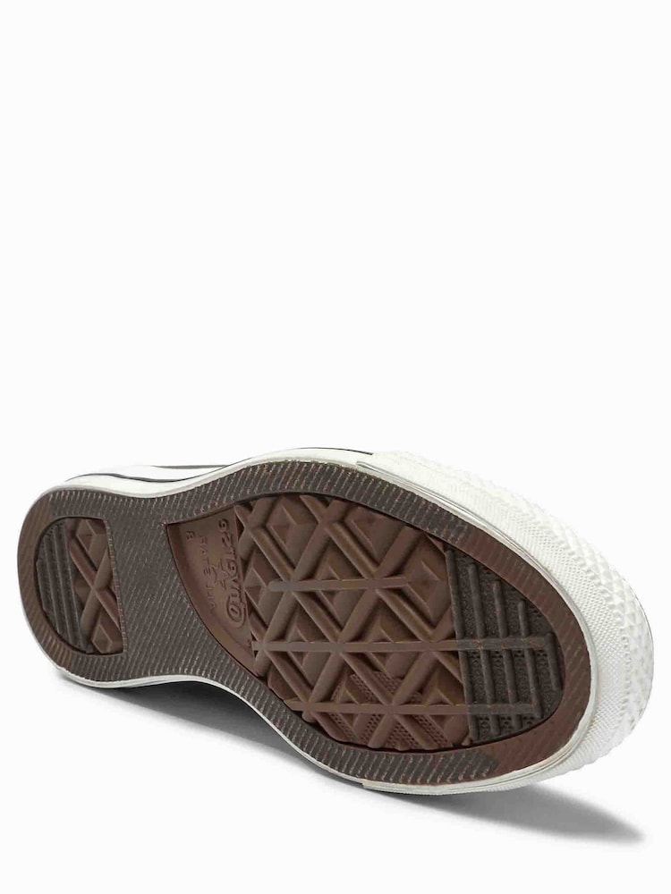 Converse Grey Chuck Taylor Ox Trainers - Image 5 of 5