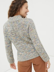 FatFace Natural Alexis Wildscapes Jumper - Image 2 of 5
