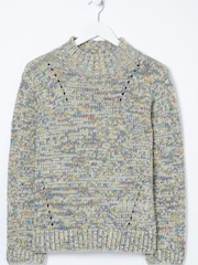 FatFace Natural Alexis Wildscapes Jumper - Image 5 of 5