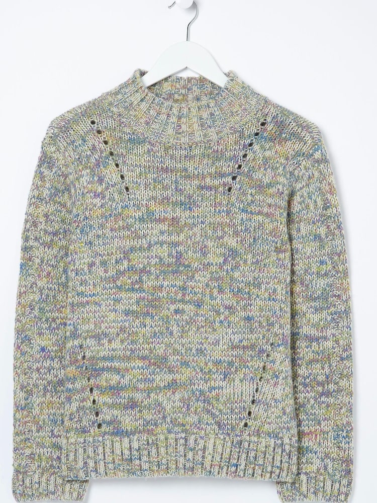 FatFace Natural Alexis Wildscapes Jumper - Image 5 of 5