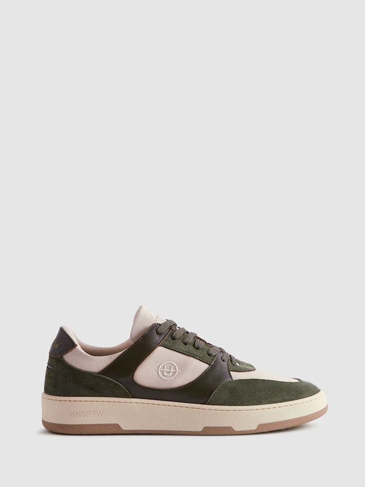 Unseen Leather Suede Noirmont Trainers - Image 1 of 5
