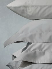 Laura Ashley Set of 2 Steel 200 Thread Count 100% Cotton Pillowcases - Image 1 of 4