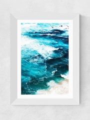 East End Prints White Sea Foam Print - Image 1 of 3