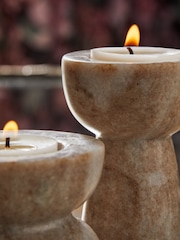 Grey N. Premium Marble Tea Light Candle Holders - Image 2 of 4