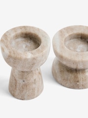 Grey N. Premium Marble Tea Light Candle Holders - Image 4 of 4
