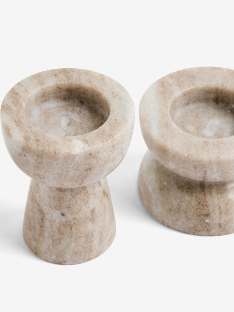 N. Premium Marble Tea Light Candle Holders - Image 4 of 4 N. Premium Marble Tea Light Candle Holders - Image 4 of 4
