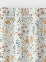 Laura Ashley Pale Gold Wild Meadow Made to Measure 100% Cotton Curtains - Image 7 of 9