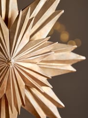 Nkuku Antique Brass Amata Hanging Star - Image 4 of 5