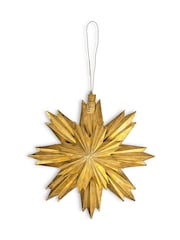 Nkuku Antique Brass Amata Hanging Star - Image 5 of 5