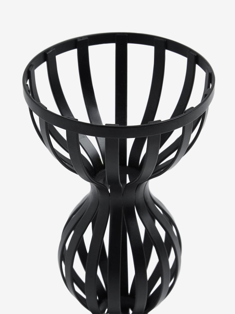 Black Wire Pillar Candle Holder - Image 4 of 4