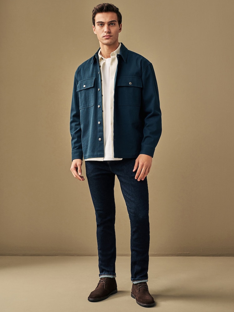 Dark Blue Premium Super Stretch Jeans - Image 2 of 10