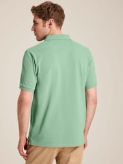 Joules Woody Light Green Regular Fit Cotton Pique Polo Shirt - Image 2 of 6