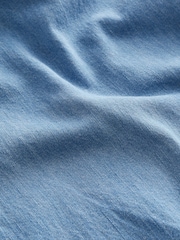 Mid Blue Lightweight Denim Wide Leg Jeans - Image 6 of 6