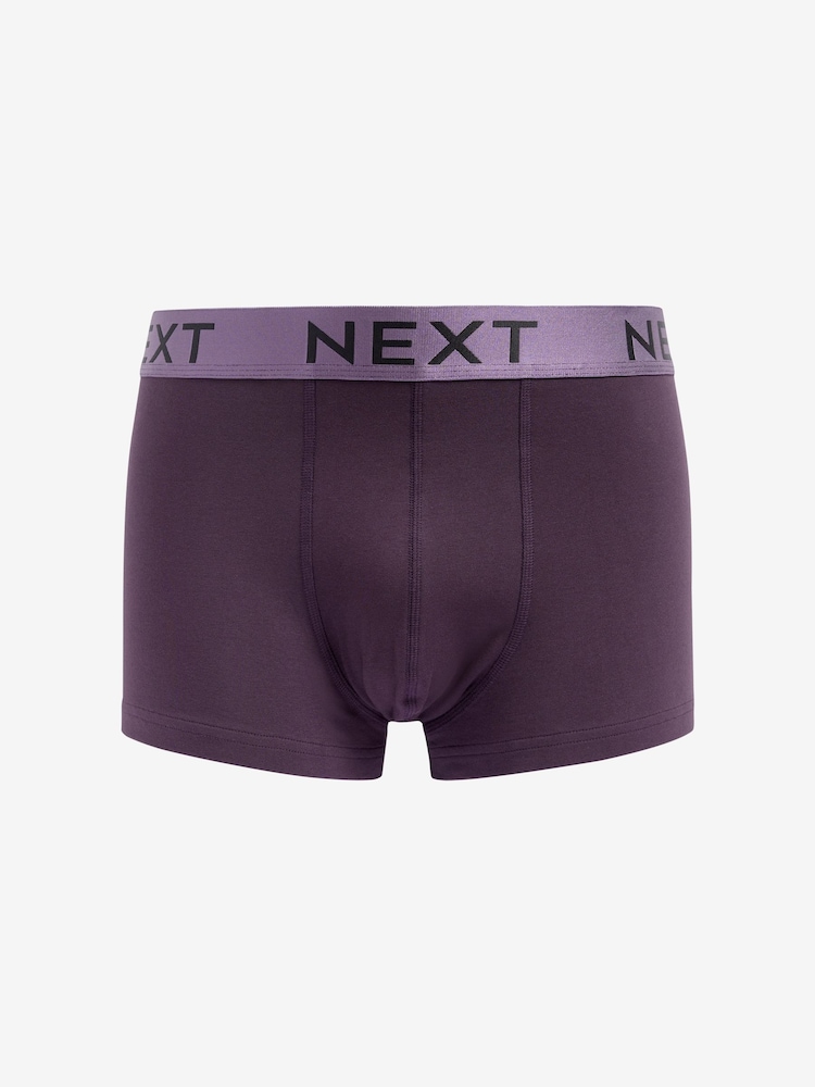 Rich Colour Metallic Waistband 4 pack Hipster Boxers - Image 2 of 6