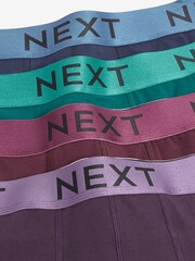 Rich Colour Metallic Waistband 4 pack Hipster Boxers - Image 6 of 6