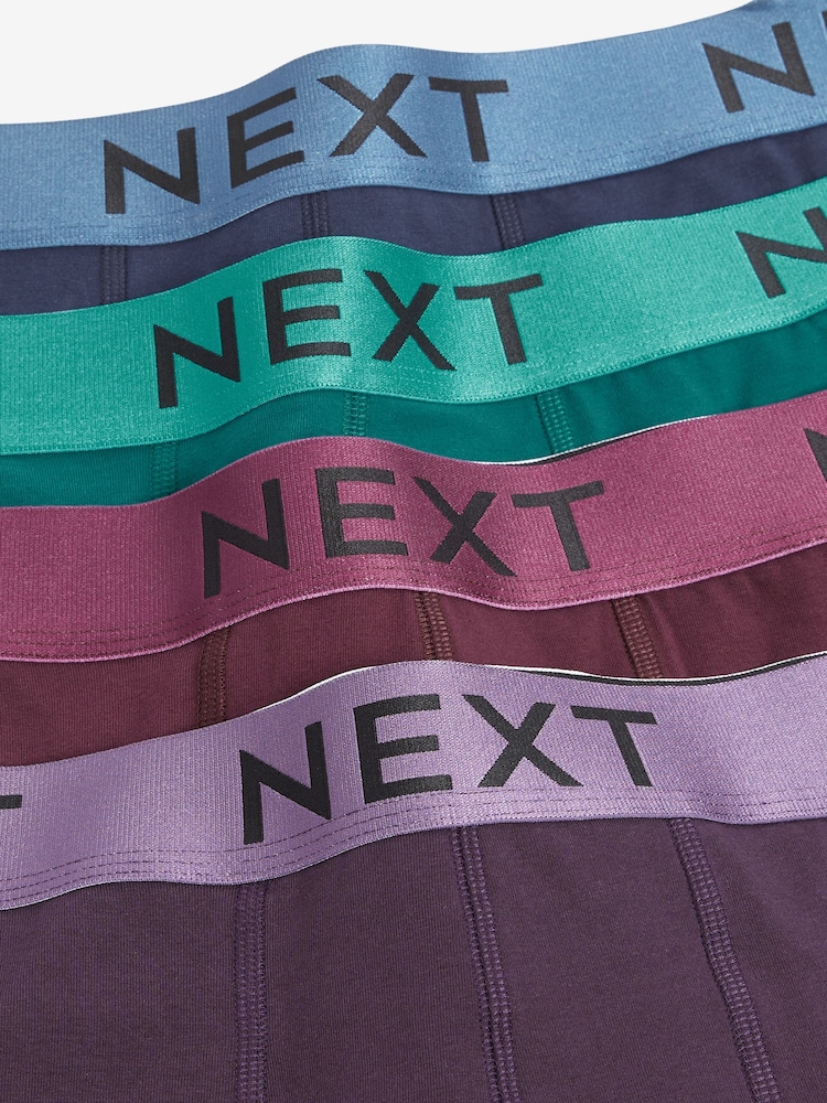 Rich Colour Metallic Waistband 4 pack Hipster Boxers - Image 6 of 6 Rich Colour Metallic Waistband 4 pack Hipster Boxers - Image 6 of 6