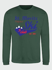 Brands In Green St Moritz Ski Club Sweatshirt - Image 2 of 4
