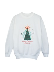 Rags & Rascals Harry Potter Festive Magic At Hogwarts Christmas Sweatshirt - Imagen 2 de 4