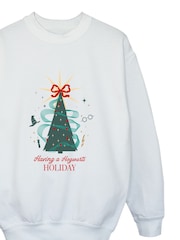 Rags & Rascals Harry Potter Festive Magic At Hogwarts Christmas Sweatshirt - Imagen 3 de 4