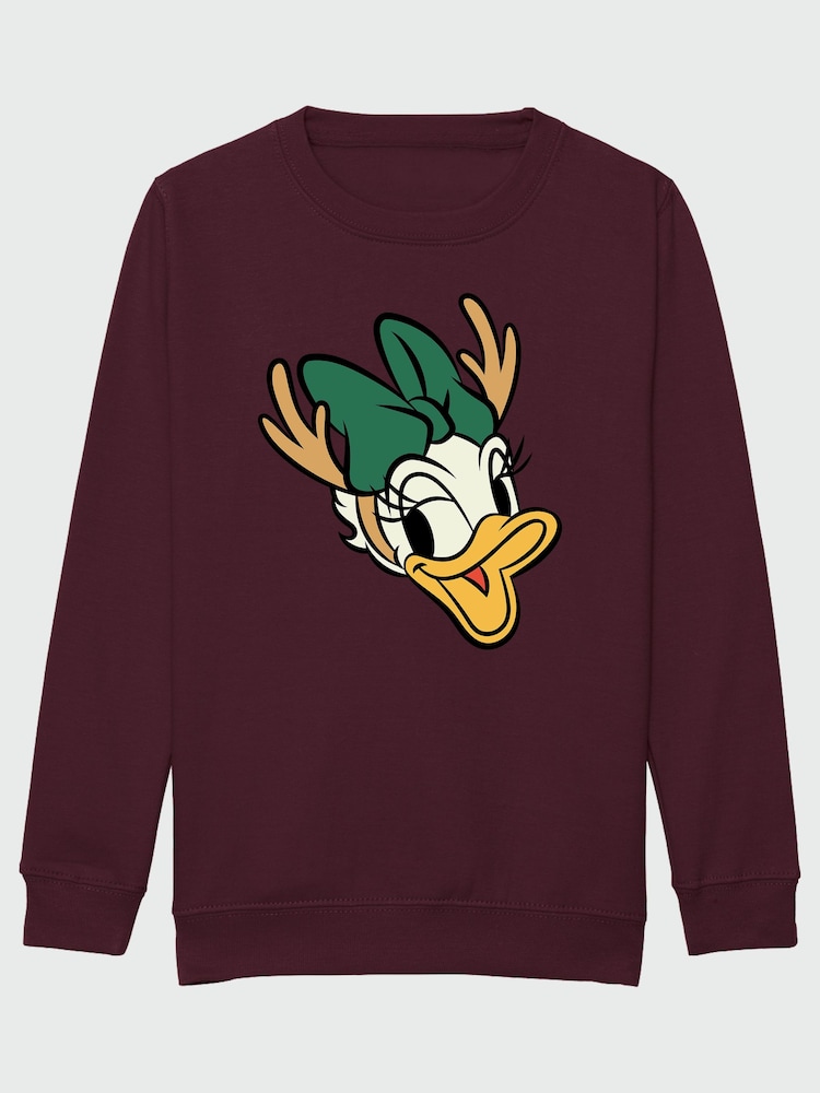 Rags & Rascals Disney Minnie Mouse Family Daisy Duck Christmas Sweatshirt - Imagen 2 de 4 Rags & Rascals Disney Minnie Mouse Family Daisy Duck Christmas Sweatshirt - Imagen 2 de 4