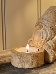 Natural Christmas Gonk Tea Light Candle Holder - Image 3 of 5