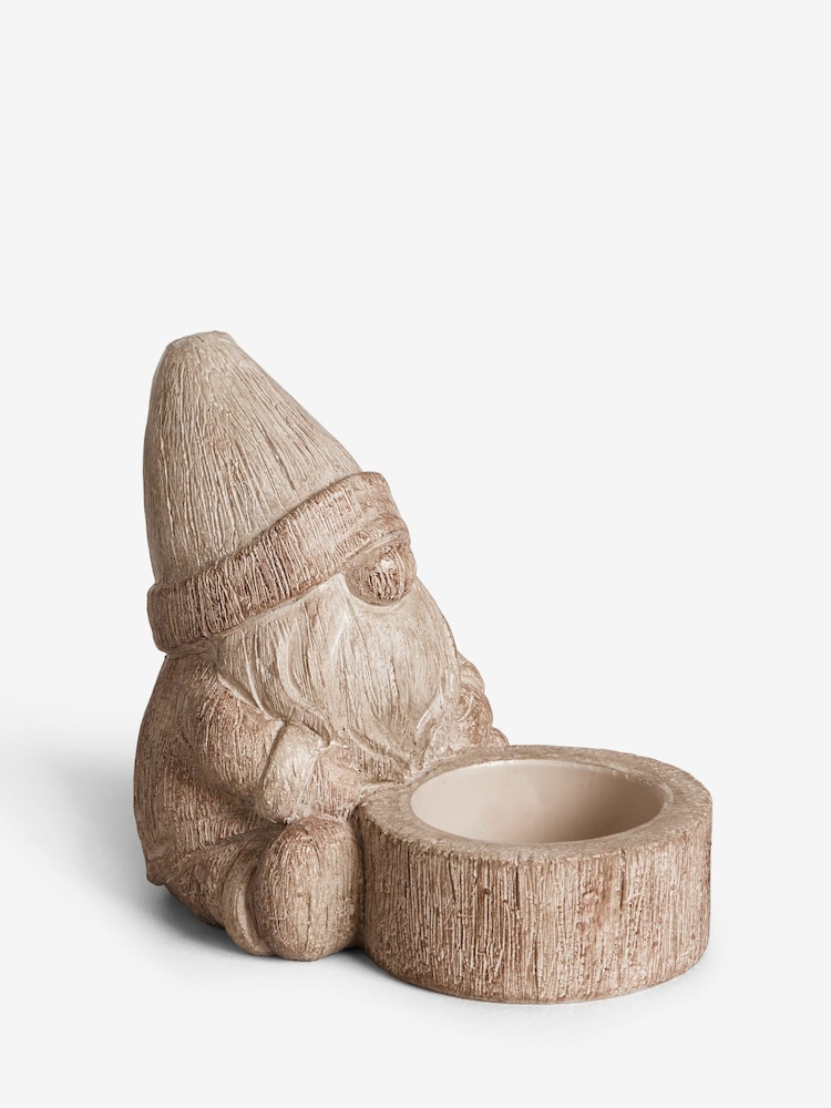 Natural Christmas Gonk Tea Light Candle Holder - Image 5 of 5