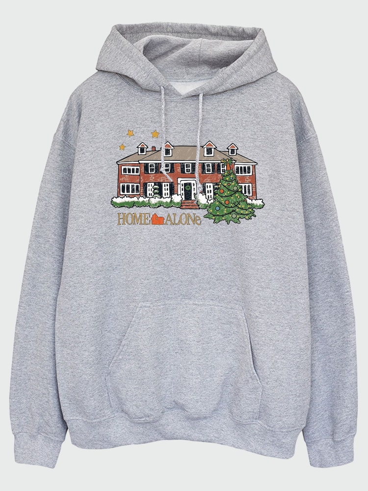 Brands In Disney Home Alone House Christmas Hoodie - 2 paveikslėlis iš 4