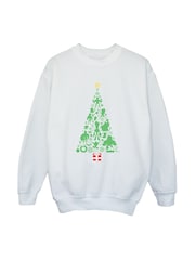 Rags & Rascals Marvel Avengers Tree Christmas Sweatshirt - صورة 2 من 4