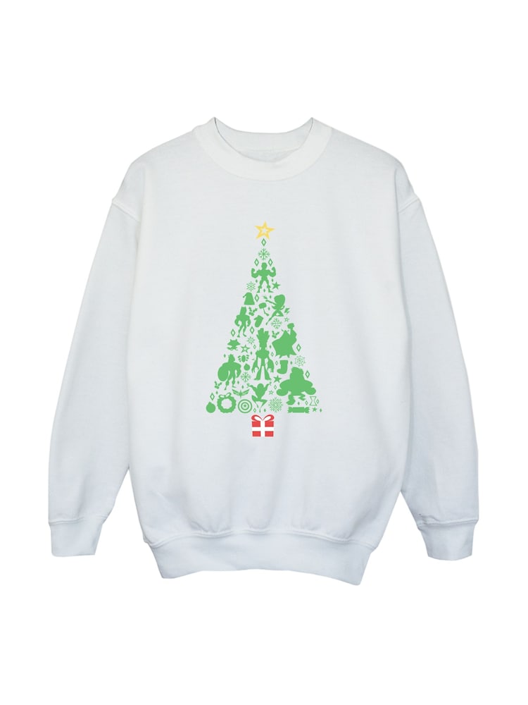 Rags & Rascals Marvel Avengers Tree Christmas Sweatshirt - صورة 2 من 4 Rags & Rascals Marvel Avengers Tree Christmas Sweatshirt - صورة 2 من 4