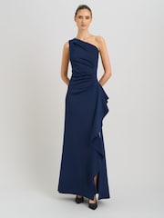 Gina Bacconi Darby One Shoulder Frill Dress - Bild 1 von 7