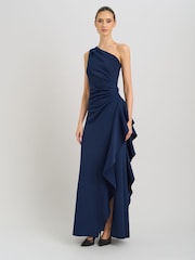 Gina Bacconi Darby One Shoulder Frill Dress - Bild 3 von 7